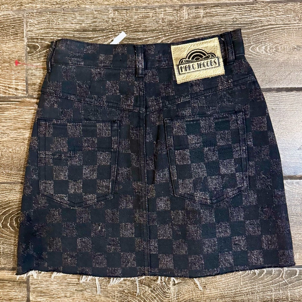Marc Jacob’s grunge black checkered skirt - Picture 3 of 3
